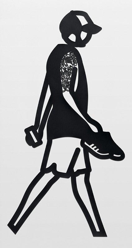 julian opie walking figures