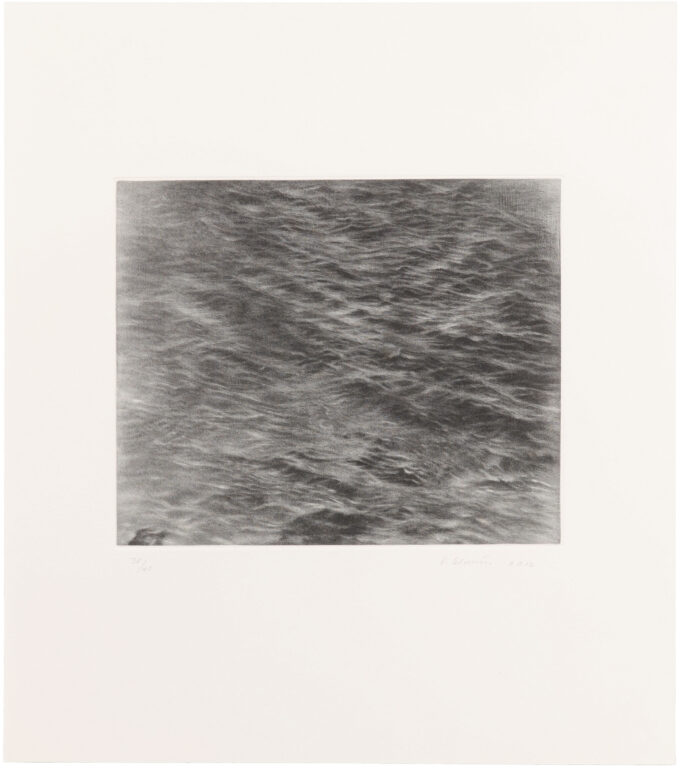 Vija Celmins Untitled (Ocean Mezzotint), 2016