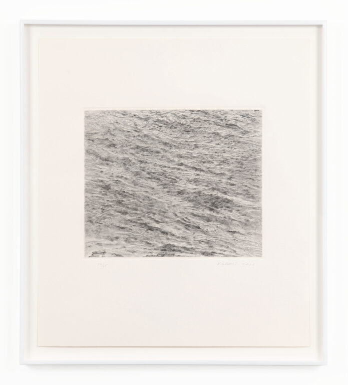 Vija Celmins Untitled (Ocean Drypoint), 2016