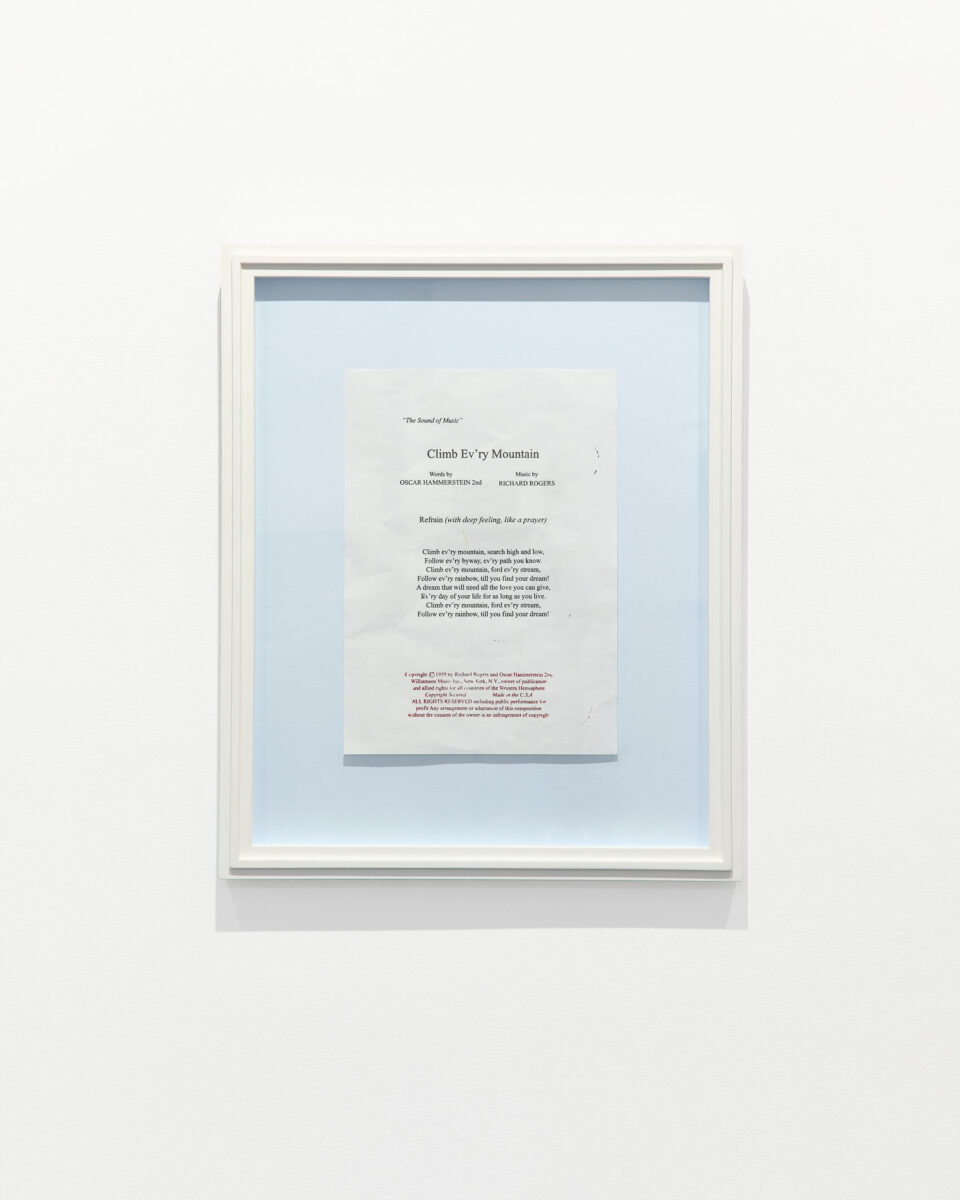 Installation view of "Untitled" (2011) by Robert Gober