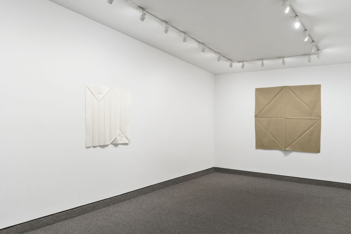 "Jo Sandman: Folded Fabric" Exhibition View