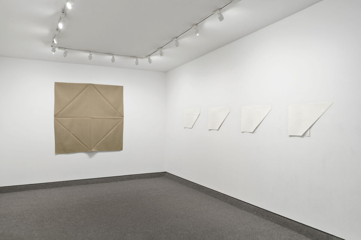 "Jo Sandman: Folded Fabric" Exhibition View