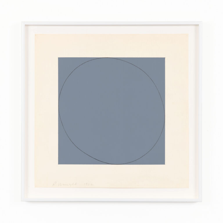 Robert Mangold An Ellipse Within a Square, 1972